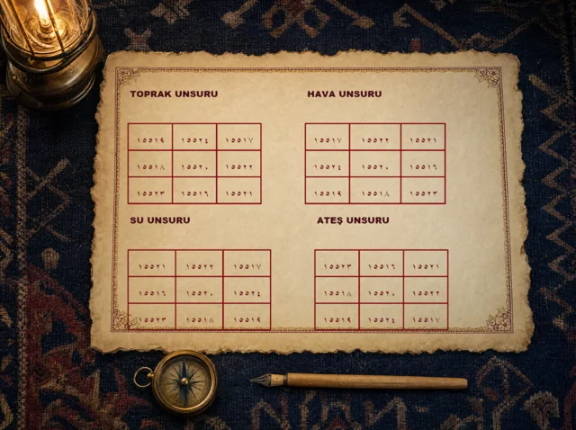 Üçlü Vefk tablosu